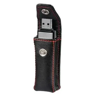 Hama 90775 USB-Stick-Tasche USB-Stick Schwarz