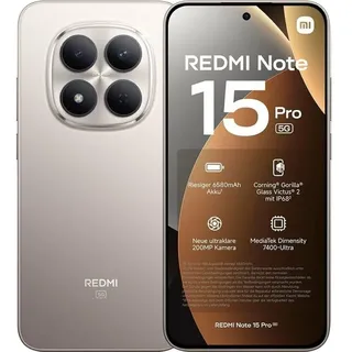 Xiaomi Redmi Note 15 Pro 8 GB RAM 256 GB Titanium