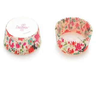 Decora 2000 Teile Blumen Backförmchen, 50 x 32 mm, Mehrfarbig, 2000