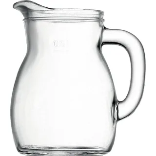 Bormioli Rocco 146150 Bistrot Krug, mit Füllstrich bei 0.5l, Glas, transparent, 1 Stück