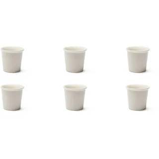 Excelsa Espressotasse 0,09 l Weiß 6 St.