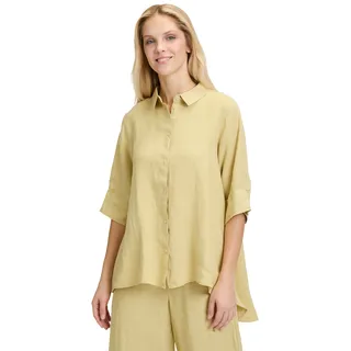 Cartoon Leinenbluse mit Kragen in Weeping willow), | Gr.: 34