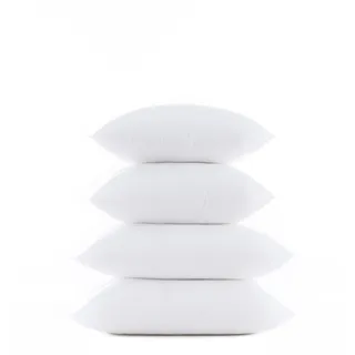 Todocama Sparpack 4 Stück Kissenfüllung mit silikonisierter Hohlfaser mit hoher Erholung, flauschig und hypoallergen für Sofa oder Bett, 4 Stück (Packung mit 4 Füllungen von 45 x 45 cm)