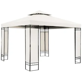 CASARIA Pavillon Lorca 3 x 3 m inkl. Seitenteile Creme