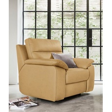 Bild von Sessel, Breite 108 cm, wahlweise mit oder ohne elektrische Relaxfunktion gelb