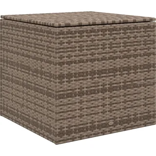 Outsunny Polyrattan Auflagenbox 75 x 75 x 70 cm Beige