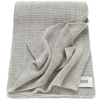 Schöner Wohnen Kollektion Kuscheldecke MELANGE Altrosa Decken & Kissen Silber