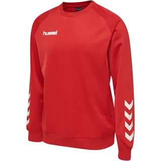 hummel Promo Poly Sweatshirt - True Red / White - M