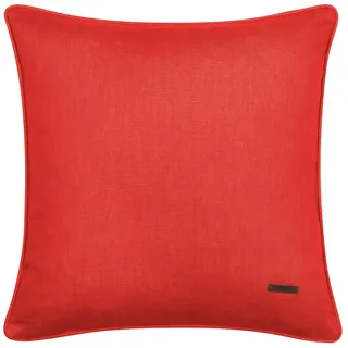 Dekokissen ESPRIT "Neo" Gr. 2, rot (rostrot, unifarben), B:45cm L:45cm, Baumwolle, Dekokissen_Sitzkissen_Kissenhüllen, Dekokissen, mit Stehsaum, Kissenhülle ohne Füllung, 1 Stück, Topseller