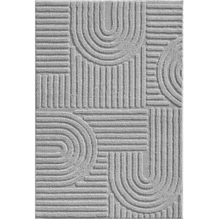 Ayyildiz Kurzflorteppich Art 1121 Silber 140 cm x 200 cm