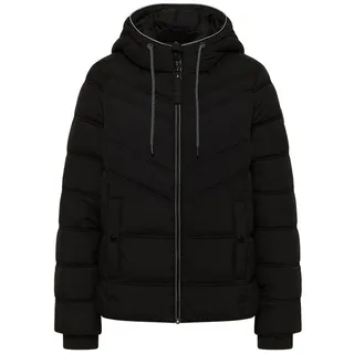 Cecil Damen 2005476 Steppjacke mit Kapuze, - Schwarz