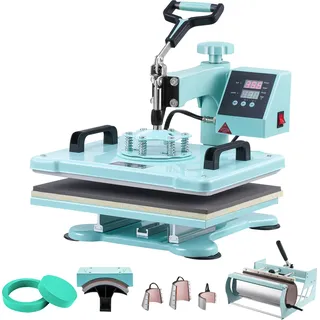SucceBuy 12x15 Zoll 8-in-1-Heißpressmaschine – Das ultimative Heimwerkerwerkzeug für individuelle Kreationen!