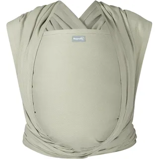 Hoppediz Babytragetuch gewebt ab Geburt, ergonomisches Tragetuch für Neugeborene und Kleinkinder, Baumwolle, Design Elba, 5,40 m