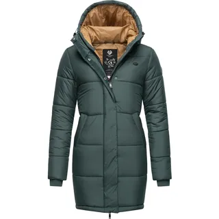 Ragwear Steppmantel »Steppmantel Relive Long Remake«, grün