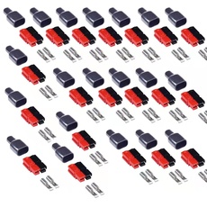 30Amp Batterieanschlüsse 20 Paar 30 A Elektrische Anschlussbuchse,30 A Elektrische Steckverbinder Stecker,Golf Trolley,Kit Car