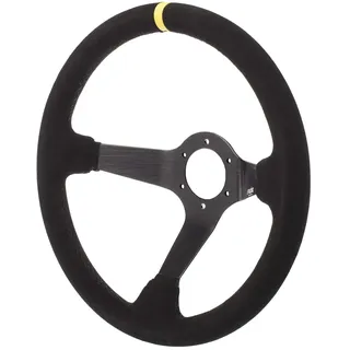 Simoni Racing CAR/350C Sportlenkrad schwarz | Schwarz Suède