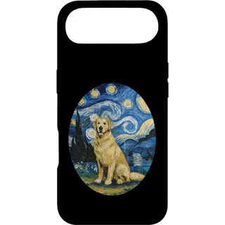 Hülle für iPhone Air Sternennacht Kleid und Van Gogh Kleid Labrador Yellow Lab
