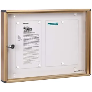 ARREGUI PAN46 Pinnwand Drinnen/Draußen gold