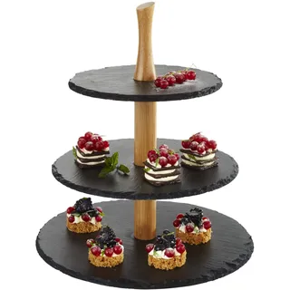 APS Etagere braun, schwarz 34,0 cm