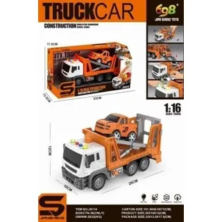 Abschleppwagen mit Auto-Fahrzeug-Licht- und Soundeffekten, Hebebühne