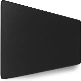 Sidorenko Gaming Mauspad XXL in schwarz - Großes Mousepad 1200x600 mm - rutschfeste Schreibtischunterlage für Büro - Desk Mat mit Fransenfreie Ränder - Präzises und langlebiges groß Mouse Pad