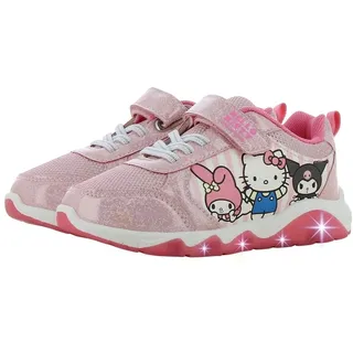 Leomil Hello Kitty Turnschuhe Mädchen mit LED, Schuhe Kinder | Kinderschuhe Mädchen, Blinkschuhe Kinder, Ideal for Schule und Freizeit, Sanrio, Geschenk