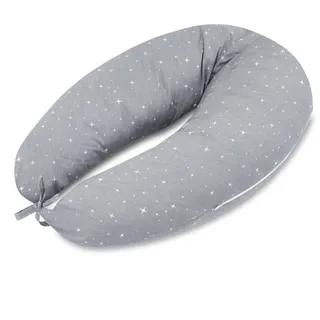 Totsy Baby Seitenschläferkissen Schlafkissen für Seitenschläfer 190 cm - Kuschelkissen Pregnancy Pillow Pillows for Sleeping Lagerungskissen Langes Kissen mit Musselin Bezug Oeko-Tex