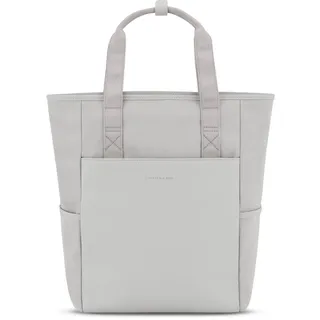 Kapten & Son Rucksack Lindby Greige 18 L | 2in1 Tasche & Rucksack | inkl. Kofferbefestigung, Laptopfach, Flaschenhalterung | Shopper Damen