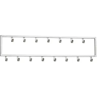 Wohnling Wandgarderobe Mid.you 80 x 20 x 4 cm Silberfarben