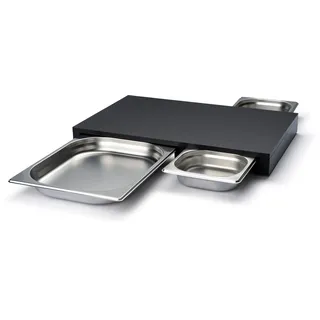Continenta Schneidebrett Duracore 50 cm Zellulosefaser 1-tlg. 50 x 32,6 cm Schwarz