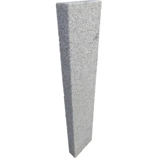 Granit Palisade Grau gesägt und geflammt mit Fase 10 x 25 x 100 cm