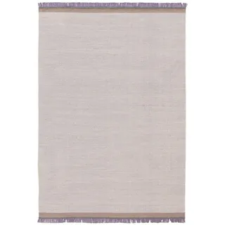 benuta Pop Wollteppich Karla Lila 200x300 cm , Textil , Beton Optik , Rechteckig , 200x300 cm , Gots , pflegeleicht , Teppiche und Böden, Teppiche, Schafwollteppiche