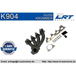 LRT K904 Krümmer, Abgasanlage