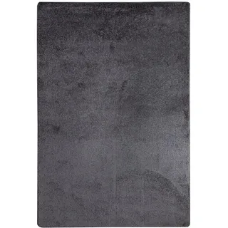 Steffensmeier Teppich Cambridge, Wohnzimmer, Schlafzimmer, in Anthrazit, Größe: 200x200 cm