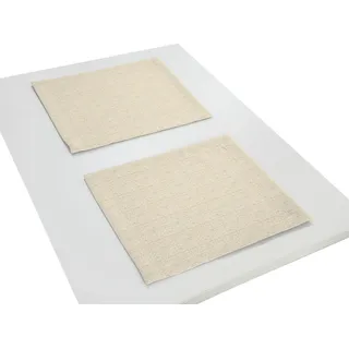 Platzset WIRTH "Berwick" Gr. 1, gold (goldfarben), B:40cm L:35cm, Obermaterial: 50% Baumwolle, 50% Polyester, Platzsets, Platzset