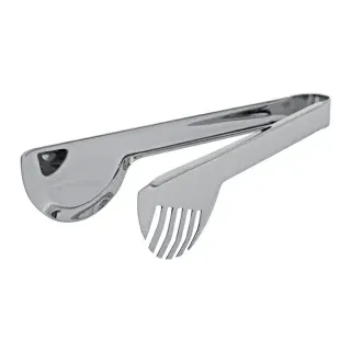 SCHNEIDER Servierzange, Edelstahl poliert, 7,5 x 24 x 5 cm, Praktische Salatzange für ein einfache Servieren von Gemüse und Salat, 1 Zange