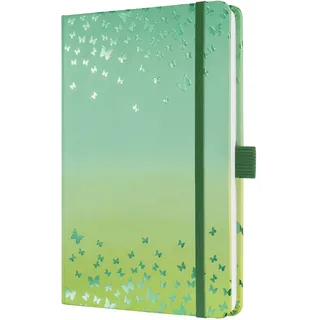 Sigel Notizbuch JOLIE DIN A5 liniert, grün Hardcover 174 Seiten, 1 St.