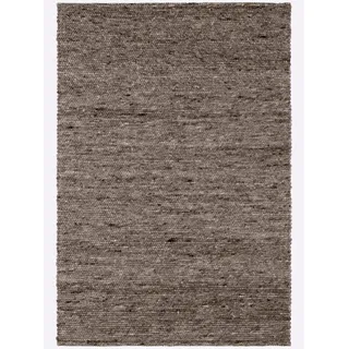 Teppich HEINE HOME Gr. 2, grau, B:70cm H:12mm L:140cm, Wolle, Teppiche, Teppich