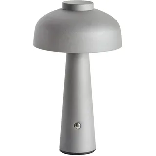 Beliani Led-Tischleuchte Grau/Weiß/Schwarz Agusan , Grau, Weiß, Schwarz , Metall , LED integrated , 14x25x14 cm , Lampen & Leuchten, LED Beleuchtung, LED-Tischlampen