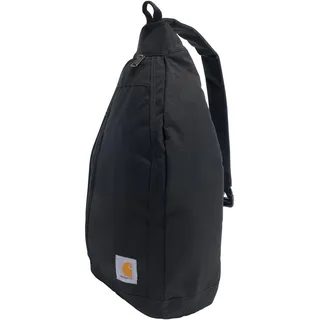 Carhartt Uni-Erwachsene Strapazierfähige Schultertasche, Seitlicher Schnalle, Tablet-hülle und Verstellbarem Riemen Sling, Crossbody-Rucksack (schwarz), One Size