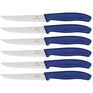 Victorinox Swiss Classic Steakmesser 6 tlg. blau