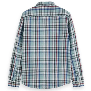 Scotch & Soda 174529 Langarmhemd - Blue Red Check - L