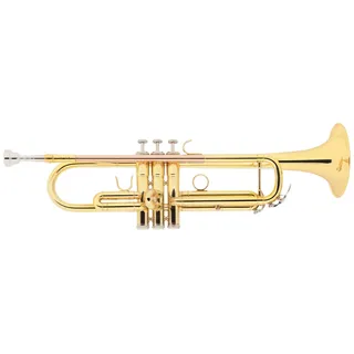 Classic Cantabile TR-30L Bb-Trompete (Schallbecher Messing 123 mm, Mundrohr Goldmessing, Monel-Ventile, Bohrung 11,65 mm)