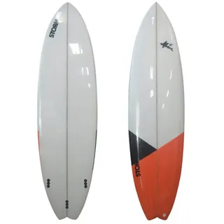 Storm Blade Flying Fish Swallow Tail D14 6 ́10 ́ ́ Surfbrett - White / Grey - 208.3 cm