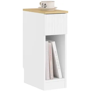 SoBuy Nachttisch 20 x 60 x 35 cm Weiß