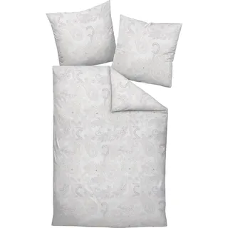 JANINE Design Bettwäsche Cortina 155 x 220 cm Baumwolle Beige Natur