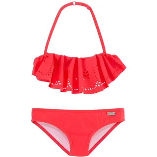 Buffalo Bandeau-Bikini mit modischem Volant, hummer
