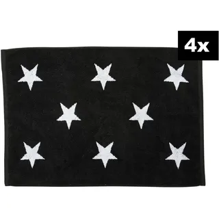 Done. DAILY SHAPES Stars Schwarz 4er-Set 5 x 5 cm