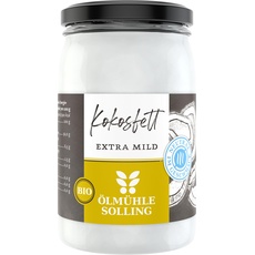 Kokosfett desodoriert 250 ml Glas - Bio - Ölmühle Solling