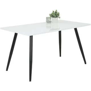Hela ANIKA 80 x 76 x 140 cm hochglanz weiß